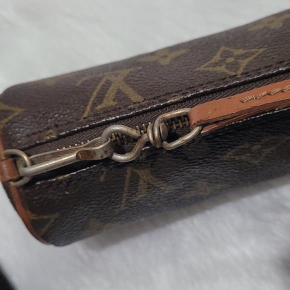 Auth Louis Vuitton Papillon Pouch vtg - Picture 9 of 16